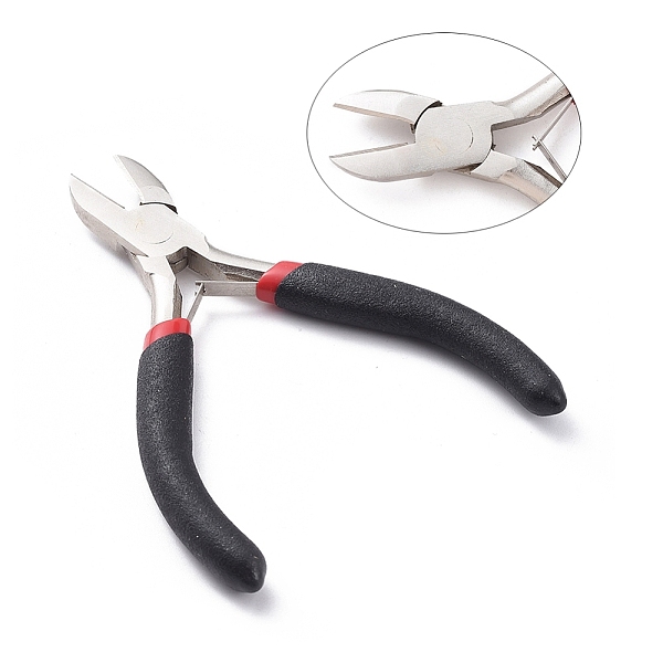 PandaHall Carbon Steel Jewelry Pliers for Jewelry Making Supplies, 4.3 inch Side Cutting Pliers, Side Cutter, Ferronickel, Rustless, Black...
PandaHall Carbon Steel Jewelry Pliers for Jewelry Making Supplies, 4.3 inch Side Cutting Pliers, Side Cutter, Ferronickel, Rustless, Black...