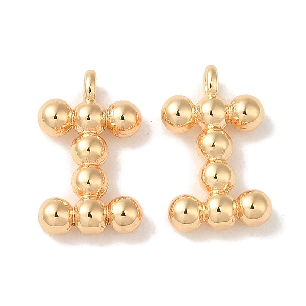 PandaHall Brass Pendants, Letter Charms, Real 18K Gold Plated, 12x7x2mm, Hole: 1mm Brass Letter I
PandaHall Brass Pendants, Letter Charms, Real 18K Gold Plated, 12x7x2mm, Hole: 1mm Brass Letter I