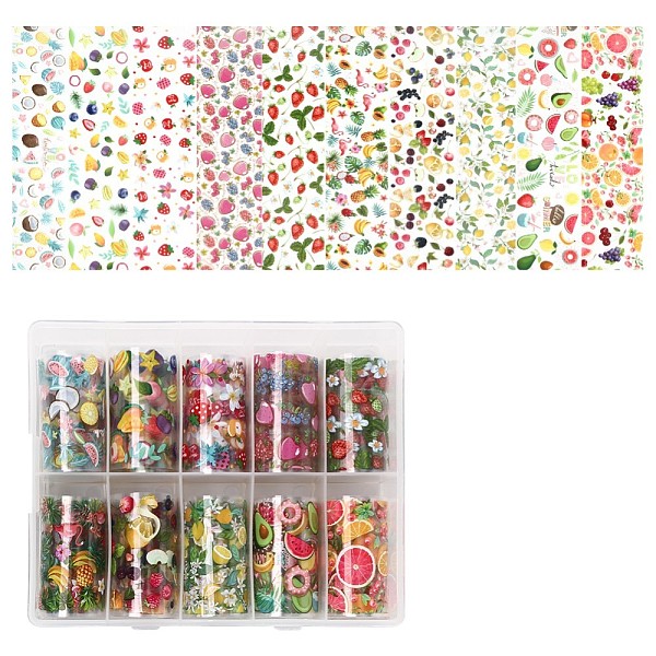 PandaHall 10Rolls Summer Themed Nail Art Transfer Stickers, Nail Decals, for DIY Nail Tips Decoration, Fruit Pattern, Mixed Color, 40mm..., Multicolor
PandaHall 10Rolls Summer Themed Nail Art Transfer Stickers, Nail Decals, for DIY Nail Tips Decoration, Fruit Pattern, Mixed Color, 40mm..., Multicolor