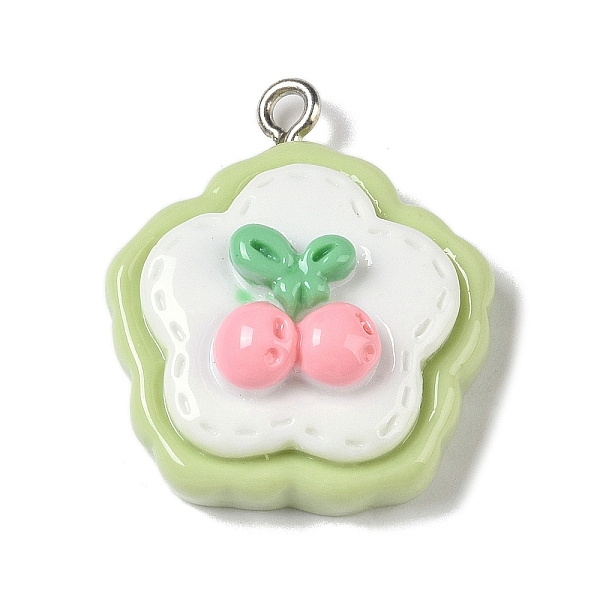 PandaHall Opaque Resin Pendants, Cartoon Charms with Platinum Plated Iron Loops, Cherry, 26x22x9mm, Hole: 2mm Iron+Resin Cherry
PandaHall Opaque Resin Pendants, Cartoon Charms with Platinum Plated Iron Loops, Cherry, 26x22x9mm, Hole: 2mm Iron+Resin Cherry