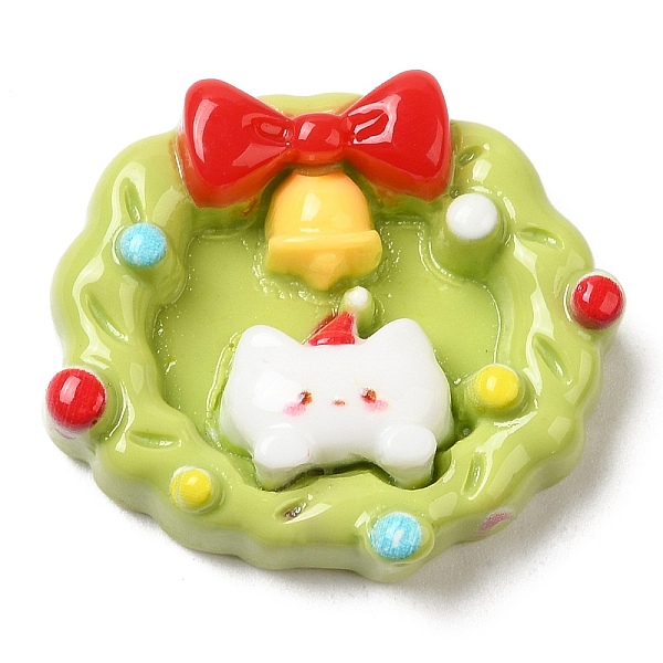 PandaHall Christmas Opaque Resin Cabochons, for Jewelry Making, Christmas Wreath, 21x24.5x6.5mm Resin Christmas Wreath
PandaHall Christmas Opaque Resin Cabochons, for Jewelry Making, Christmas Wreath, 21x24.5x6.5mm Resin Christmas Wreath