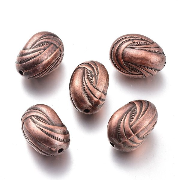 PandaHall CCB Plastic Beads, Oval, Red Copper, 32x25x23.5mm, Hole: 3mm Plastic Oval
PandaHall CCB Plastic Beads, Oval, Red Copper, 32x25x23.5mm, Hole: 3mm Plastic Oval
