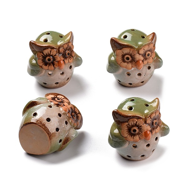 PandaHall Ceramic Candle Holder Oil Burner, Essential Oil Incense Aroma Diffuser, Owl Shape, Pale Green, 7.4x7.5cm Porcelain Owl
PandaHall Ceramic Candle Holder Oil Burner, Essential Oil Incense Aroma Diffuser, Owl Shape, Pale Green, 7.4x7.5cm Porcelain Owl