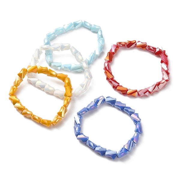 PandaHall Glass Twist Rectangle Beaded Stretch Bracelet, Mixed Color, Inner Diameter: 2 inch(5.2cm) Glass Multicolor
PandaHall Glass Twist Rectangle Beaded Stretch Bracelet, Mixed Color, Inner Diameter: 2 inch(5.2cm) Glass Multicolor