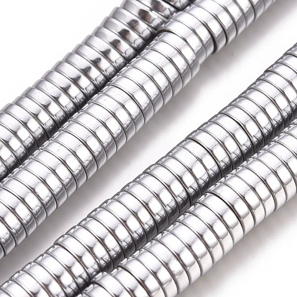 PandaHall Electroplate Non-magnetic Synthetic Hematite Beads Strands, Heishi Beads, Disc/Flat Round, Silver Plated, 8x2mm, Hole: 1mm, about...
PandaHall Electroplate Non-magnetic Synthetic Hematite Beads Strands, Heishi Beads, Disc/Flat Round, Silver Plated, 8x2mm, Hole: 1mm, about...