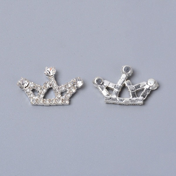 PandaHall Alloy Rhinestone Cabochons, Crown, Crystal, Silver Color Plated, 14x22x3mm Alloy+Rhinestone Crown Clear
PandaHall Alloy Rhinestone Cabochons, Crown, Crystal, Silver Color Plated, 14x22x3mm Alloy+Rhinestone Crown Clear