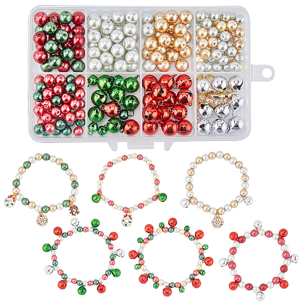 PandaHall SUNNYCLUE 1 Box 240Pcs DIY 6 Sets Christmas Charms Beading Bracelets Making Kit Small Jingle Bells Red Green Beads Holiday..., Multicolor
PandaHall SUNNYCLUE 1 Box 240Pcs DIY 6 Sets Christmas Charms Beading Bracelets Making Kit Small Jingle Bells Red Green Beads Holiday..., Multicolor