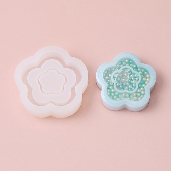 PandaHall Double Flower Silicone Molds, Shaker Molds, Quicksand Molds, Resin Casting Molds, for UV Resin & Epoxy Resin Jewelry Craft Making..., White
PandaHall Double Flower Silicone Molds, Shaker Molds, Quicksand Molds, Resin Casting Molds, for UV Resin & Epoxy Resin Jewelry Craft Making..., White