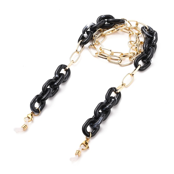 PandaHall Eyeglasses Chains, Neck Strap for Eyeglasses, with Aluminium & Acrylic Paperclip Chains, 304 Stainless Steel Lobster Claw Clasps..., Black
PandaHall Eyeglasses Chains, Neck Strap for Eyeglasses, with Aluminium & Acrylic Paperclip Chains, 304 Stainless Steel Lobster Claw Clasps..., Black
