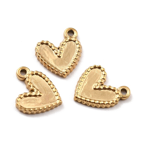 PandaHall Ion Plating(IP) 316 Surgical Stainless Steel Charms, Heart, Real 24K Gold Plated, 12x10x1.5mm, Hole: 1.2mm 316 Surgical Stainless...
PandaHall Ion Plating(IP) 316 Surgical Stainless Steel Charms, Heart, Real 24K Gold Plated, 12x10x1.5mm, Hole: 1.2mm 316 Surgical Stainless...