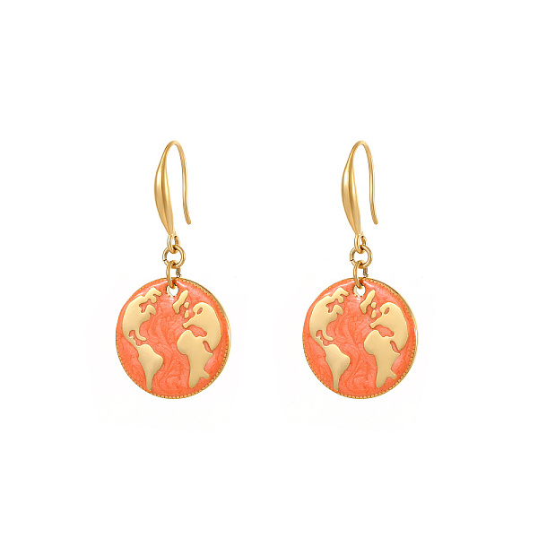 PandaHall Golden Tone Stainless Steel Enamel Map Dangle Earrings for Women, Orange Stainless Steel Map Orange
PandaHall Golden Tone Stainless Steel Enamel Map Dangle Earrings for Women, Orange Stainless Steel Map Orange