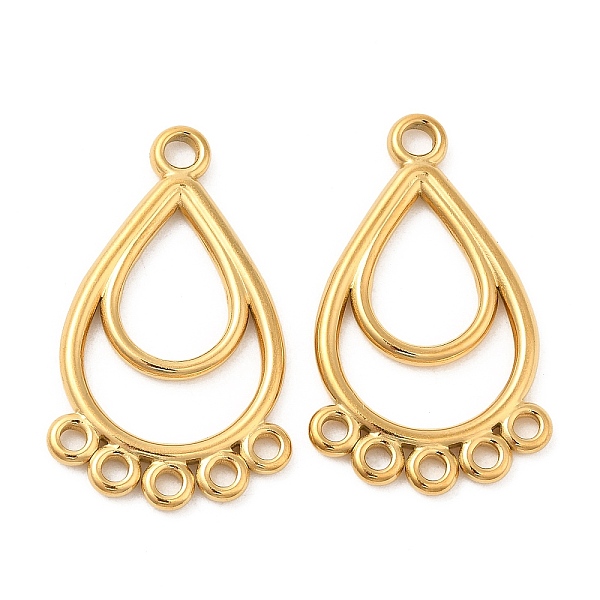 PandaHall Ion Plating(IP) 304 Stainless Steel Chandelier Component Links, Teardrop, Golden, 32x19.5x2.2mm, Hole: 2.3mm & 1.8mm 304 Stainless...
PandaHall Ion Plating(IP) 304 Stainless Steel Chandelier Component Links, Teardrop, Golden, 32x19.5x2.2mm, Hole: 2.3mm & 1.8mm 304 Stainless...
