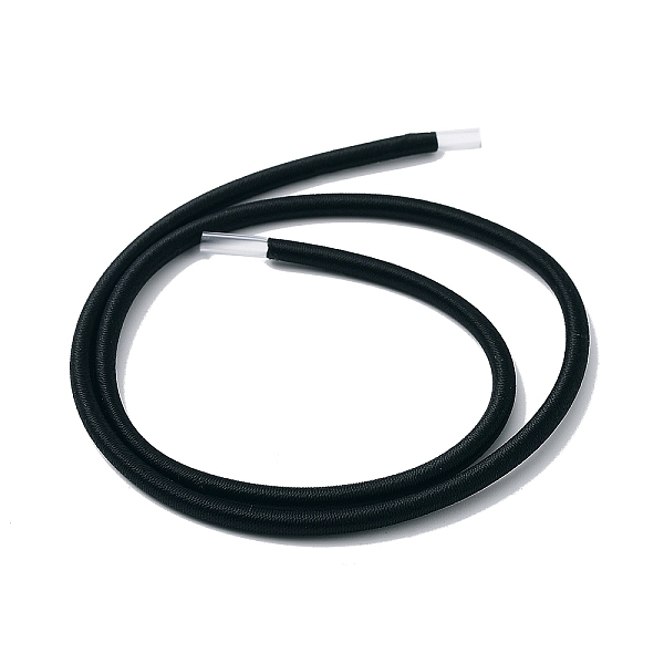 PandaHall Round Plastic Tube Cords, Covered with Silk Ribbon, Black, 450~480x3~3.5mm Plastic Black
PandaHall Round Plastic Tube Cords, Covered with Silk Ribbon, Black, 450~480x3~3.5mm Plastic Black