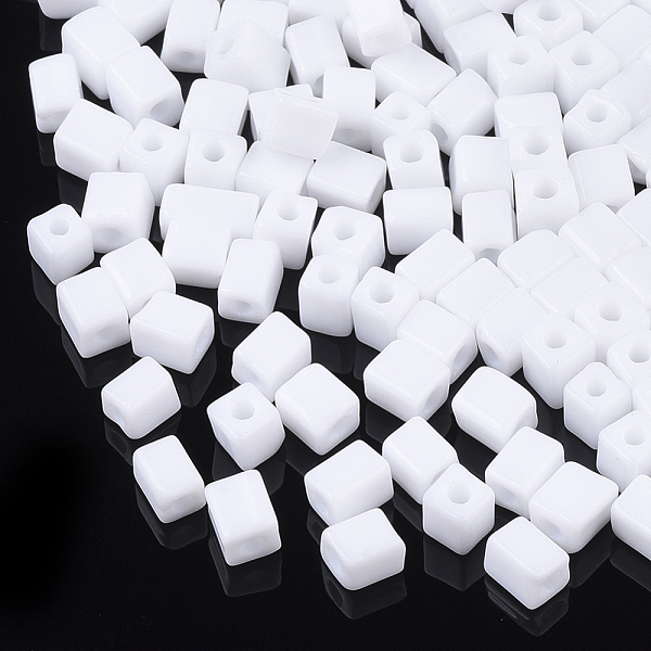 PandaHall 6/0 Glass Seed Beads, Round Hole, Cube & Cuboid, White, 3~7x3.5x3.5mm, Hole: 1.2mm, about 4500pcs/bag Glass Cube White
PandaHall 6/0 Glass Seed Beads, Round Hole, Cube & Cuboid, White, 3~7x3.5x3.5mm, Hole: 1.2mm, about 4500pcs/bag Glass Cube White