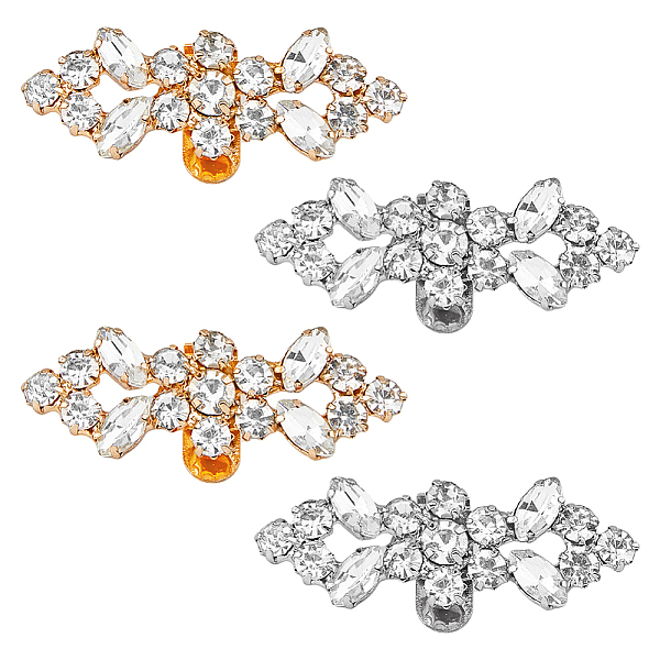 PandaHall HOBBIESAY 2 Pairs 2 Colors Detachable Flower Shoe Decoration, with Alloy Buckle Clip, Crystal Glass Rhinestone, Mixed Color...
PandaHall HOBBIESAY 2 Pairs 2 Colors Detachable Flower Shoe Decoration, with Alloy Buckle Clip, Crystal Glass Rhinestone, Mixed Color...