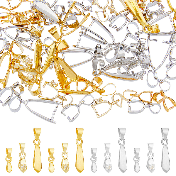 PandaHall HOBBIESAY 60Pcs 6 Style Brass Ice Pick Pinch Bails, Platinum & Golden, 10~19x5.5~10x3~4mm, Hole: 3.5~4.5x4.5~6mm, Pin: 0.8~1mm...
PandaHall HOBBIESAY 60Pcs 6 Style Brass Ice Pick Pinch Bails, Platinum & Golden, 10~19x5.5~10x3~4mm, Hole: 3.5~4.5x4.5~6mm, Pin: 0.8~1mm...