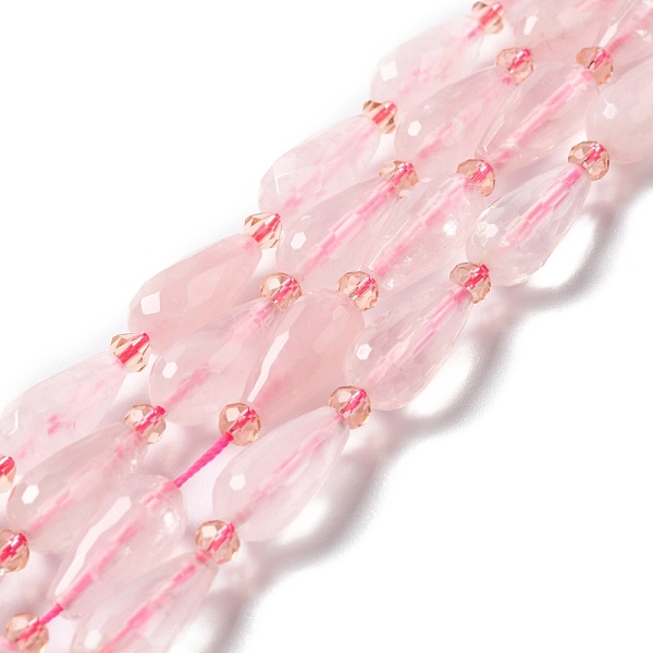 PandaHall Natural Rose Quartz Beads Strands, Faceted, Teardrop, 12~16.5x7.5~8.5mm, Hole: 0.8mm, about 20~21pcs/strand, 14.96~15.63''...
PandaHall Natural Rose Quartz Beads Strands, Faceted, Teardrop, 12~16.5x7.5~8.5mm, Hole: 0.8mm, about 20~21pcs/strand, 14.96~15.63''...
