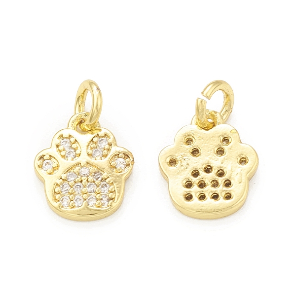 PandaHall Rack Plating Brass Micro Pave Clear Cubic Zirconia Charms, with Jump Ring, Cadmium Free & Lead Free, Long-Lasting Plated, Dog Paw...
PandaHall Rack Plating Brass Micro Pave Clear Cubic Zirconia Charms, with Jump Ring, Cadmium Free & Lead Free, Long-Lasting Plated, Dog Paw...