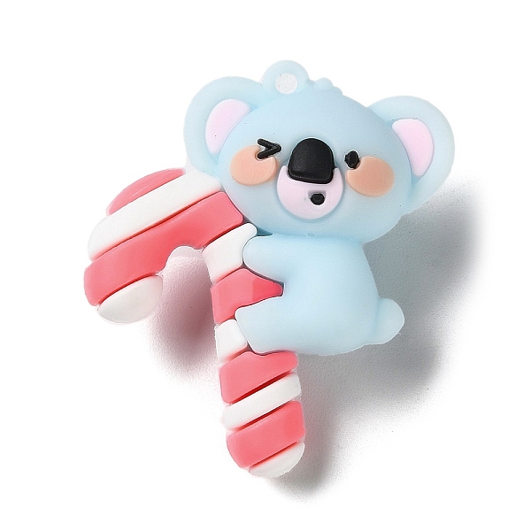 PandaHall PVC Plastic Big Pendants, Koala Charm, Candy Cane, 51.5x46x24mm, Hole: 2.5mm PVC Candy Cane Cyan
PandaHall PVC Plastic Big Pendants, Koala Charm, Candy Cane, 51.5x46x24mm, Hole: 2.5mm PVC Candy Cane Cyan
