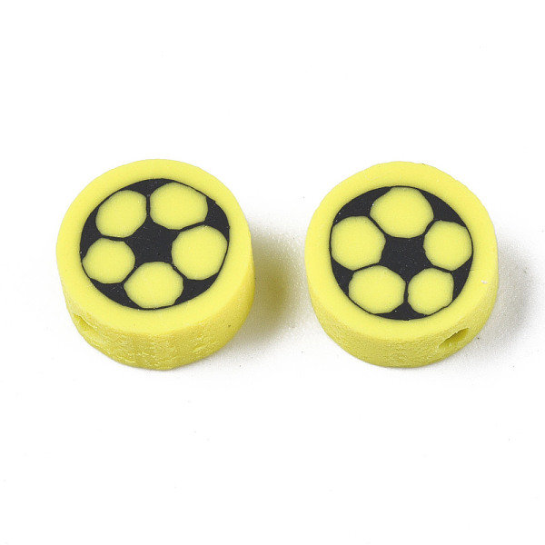 PandaHall Handmade Polymer Clay Beads, for DIY Jewelry Crafts Supplies, Flat Round, Yellow, 9.5x4.5mm, Hole: 1.8mm Polymer Clay Flat Round...
PandaHall Handmade Polymer Clay Beads, for DIY Jewelry Crafts Supplies, Flat Round, Yellow, 9.5x4.5mm, Hole: 1.8mm Polymer Clay Flat Round...