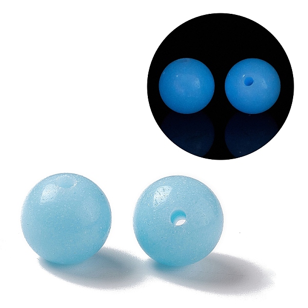 PandaHall Luminous Candy Color Glass Bead, Glow in the Dark, Round, Light Sky Blue, 8mm, Hole: 1.3mm Glass Round
PandaHall Luminous Candy Color Glass Bead, Glow in the Dark, Round, Light Sky Blue, 8mm, Hole: 1.3mm Glass Round