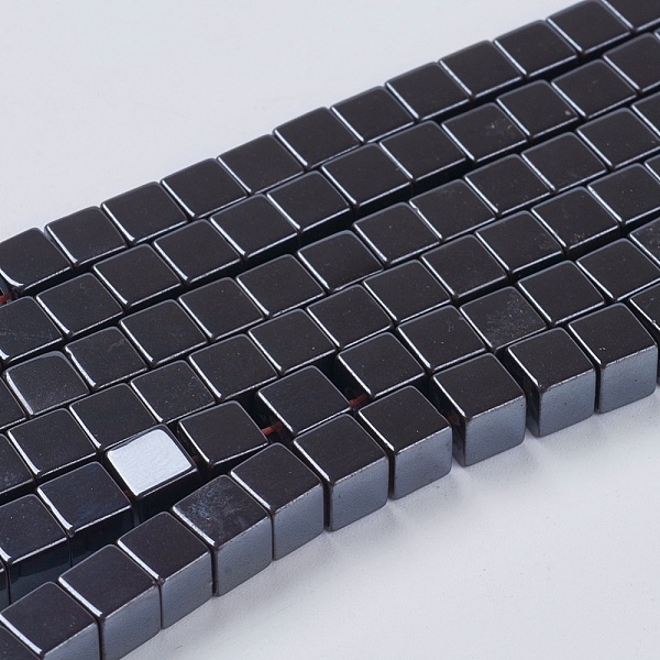 PandaHall Non-magnetic Synthetic Hematite Beads Strands, Square, Black, Size: about 6mm wide, 6mm long, hole: 1mm, about 68pcs/strand...
PandaHall Non-magnetic Synthetic Hematite Beads Strands, Square, Black, Size: about 6mm wide, 6mm long, hole: 1mm, about 68pcs/strand...