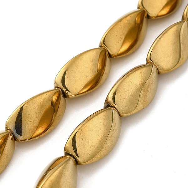 PandaHall Electroplated Non-magnetic Synthetic Hematite Beads Strands, Long-Lasting Plated, Twist, Golden Plated, 20~21x11.5~12x11mm, Hole...
PandaHall Electroplated Non-magnetic Synthetic Hematite Beads Strands, Long-Lasting Plated, Twist, Golden Plated, 20~21x11.5~12x11mm, Hole...