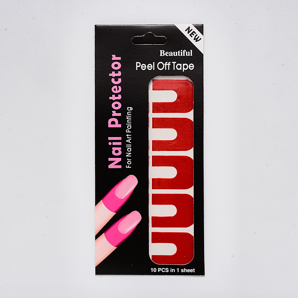 PandaHall Peel off Tape, Nail Protector For Nail Art Painting, Dark Red, 14x7cm Fibre Red
PandaHall Peel off Tape, Nail Protector For Nail Art Painting, Dark Red, 14x7cm Fibre Red
