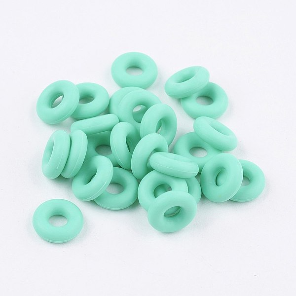 PandaHall Silicone Beads, DIY Bracelet Making, Donut, Medium Aquamarine, 5x2mm, Hole: 1mm Silicone Donut Green
PandaHall Silicone Beads, DIY Bracelet Making, Donut, Medium Aquamarine, 5x2mm, Hole: 1mm Silicone Donut Green