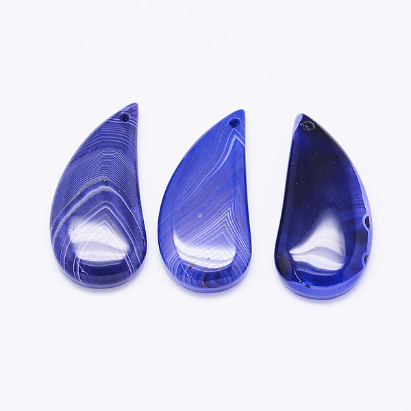 PandaHall Natural Striped Agate/Banded Agate Pendants, Magatama, Dyed, Mauve, 40~44x18~22x5~7mm, Hole: 1.5mm Banded Agate Teardrop Purple
PandaHall Natural Striped Agate/Banded Agate Pendants, Magatama, Dyed, Mauve, 40~44x18~22x5~7mm, Hole: 1.5mm Banded Agate Teardrop Purple