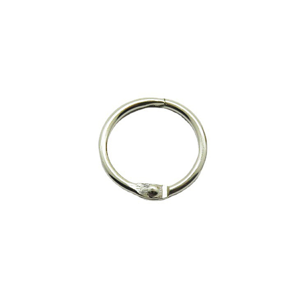 PandaHall Iron Loose Leaf Book Binder Hinged Rings, Platinum, 0.25cm, Inner Diameter: 3cm Iron
PandaHall Iron Loose Leaf Book Binder Hinged Rings, Platinum, 0.25cm, Inner Diameter: 3cm Iron