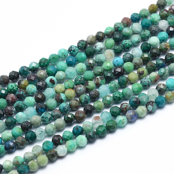 PandaHall Natural Chrysocolla Beads Strands, Faceted, Round, 3.5mm, Hole: 0.7mm, about 120pcs/strand, 15.16 inch(38.5cm) Chrysocolla Round
PandaHall Natural Chrysocolla Beads Strands, Faceted, Round, 3.5mm, Hole: 0.7mm, about 120pcs/strand, 15.16 inch(38.5cm) Chrysocolla Round