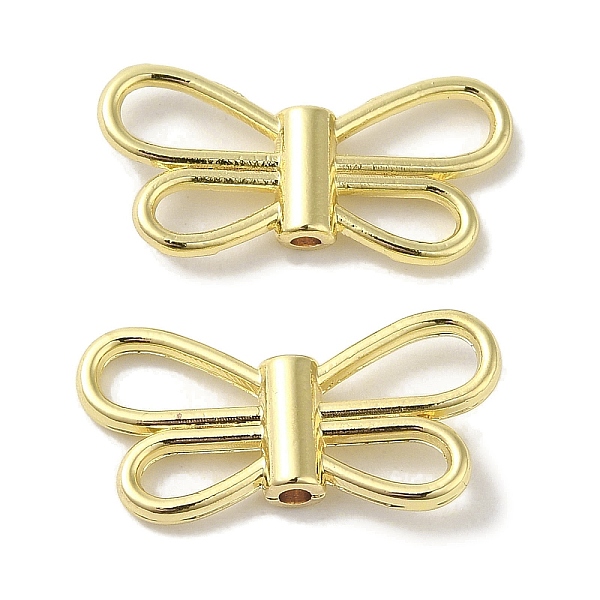 PandaHall Rack Plating Alloy Beads, Cadmium Free & Nickel Free & Lead Free, Bowknot, Golden, 11x22.5x3mm, Hole: 1.6mm Alloy Bowknot
PandaHall Rack Plating Alloy Beads, Cadmium Free & Nickel Free & Lead Free, Bowknot, Golden, 11x22.5x3mm, Hole: 1.6mm Alloy Bowknot