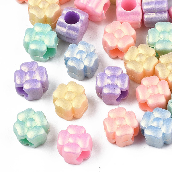 PandaHall Spray Painted Frosted Opaque Acrylic European Beads, Large Hole Beads, Flower, Mixed Color, 10.5x10x8.5mm, Hole: 5mm, about..., Multicolor
PandaHall Spray Painted Frosted Opaque Acrylic European Beads, Large Hole Beads, Flower, Mixed Color, 10.5x10x8.5mm, Hole: 5mm, about..., Multicolor