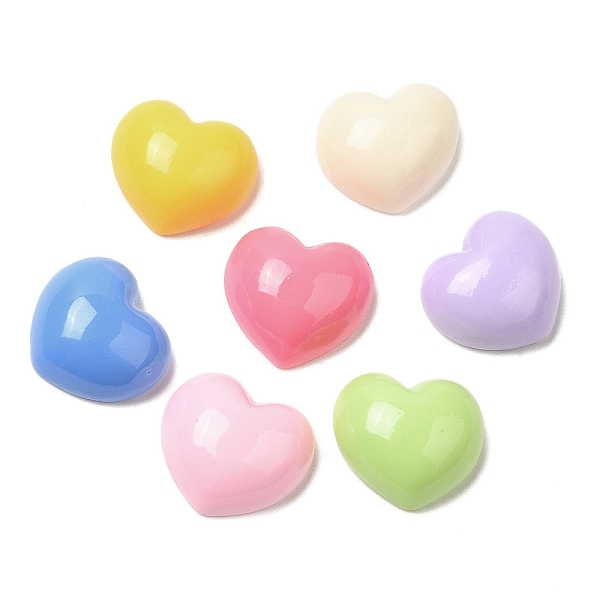 PandaHall Cartoon Opaque Reisn Cabochons, for Jewelry Making, Mixed Color, Heart, 12.5x13.5x6mm Resin Heart Multicolor
PandaHall Cartoon Opaque Reisn Cabochons, for Jewelry Making, Mixed Color, Heart, 12.5x13.5x6mm Resin Heart Multicolor