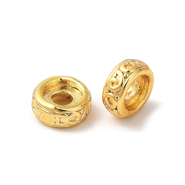 PandaHall Rack Plating Brass Beads, Cadmium Free & Lead Free, Flat Round, Real 18K Gold Plated, 5.8x2.7mm, Hole: 1.6mm Brass Round
PandaHall Rack Plating Brass Beads, Cadmium Free & Lead Free, Flat Round, Real 18K Gold Plated, 5.8x2.7mm, Hole: 1.6mm Brass Round