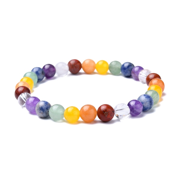 PandaHall Mixed Gemstone Stretch Bracelets, Natural & Synthetic, Dyed, Chakra Bracelets, Colorful, 2 inch(50mm) Mixed Stone
PandaHall Mixed Gemstone Stretch Bracelets, Natural & Synthetic, Dyed, Chakra Bracelets, Colorful, 2 inch(50mm) Mixed Stone