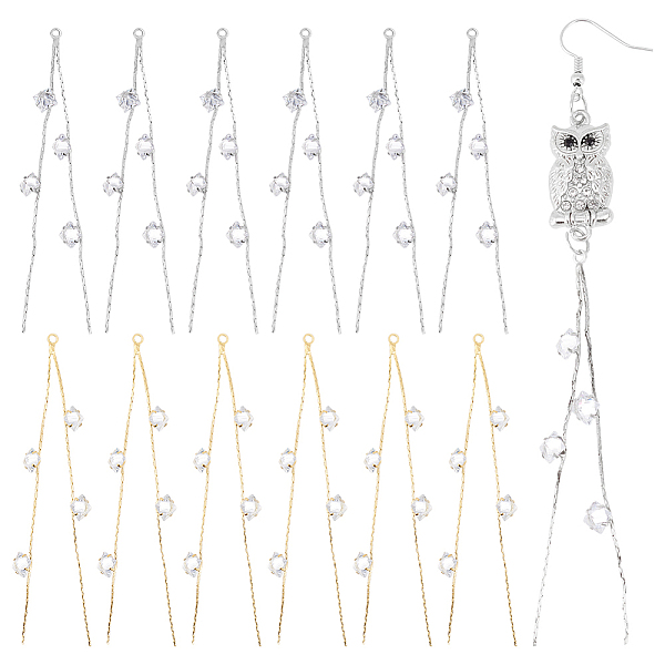 PandaHall arricraft 12 Pcs Rhinestones Tassel Pendant, Brass Tassel Charm Jewelry Pendant Tassel Leather Rhinestones Pendant Bracelet Making...
PandaHall arricraft 12 Pcs Rhinestones Tassel Pendant, Brass Tassel Charm Jewelry Pendant Tassel Leather Rhinestones Pendant Bracelet Making...