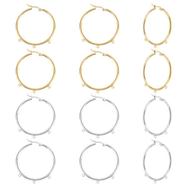 PandaHall UNICRAFTALE 12 Pcs 2 Colors 304 Stainless Steel Huggie Hoop Earrings Findings 12 Gauge Large Hoop Earrings DIY Hypoallergenic...
PandaHall UNICRAFTALE 12 Pcs 2 Colors 304 Stainless Steel Huggie Hoop Earrings Findings 12 Gauge Large Hoop Earrings DIY Hypoallergenic...