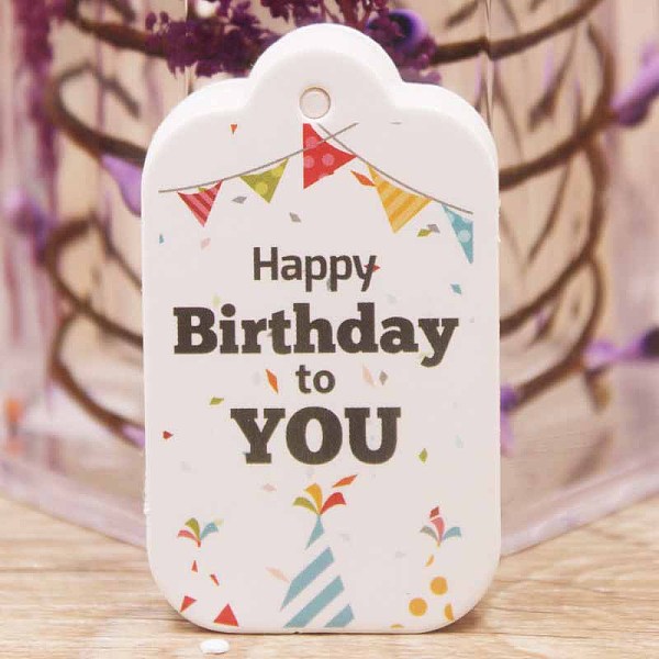 PandaHall Paper Gift Tags, Hange Tags, For Arts and Crafts, Birthday Theme, Rectangle with Word Happy Birthday to You, White, 50x30x0.4mm...
PandaHall Paper Gift Tags, Hange Tags, For Arts and Crafts, Birthday Theme, Rectangle with Word Happy Birthday to You, White, 50x30x0.4mm...