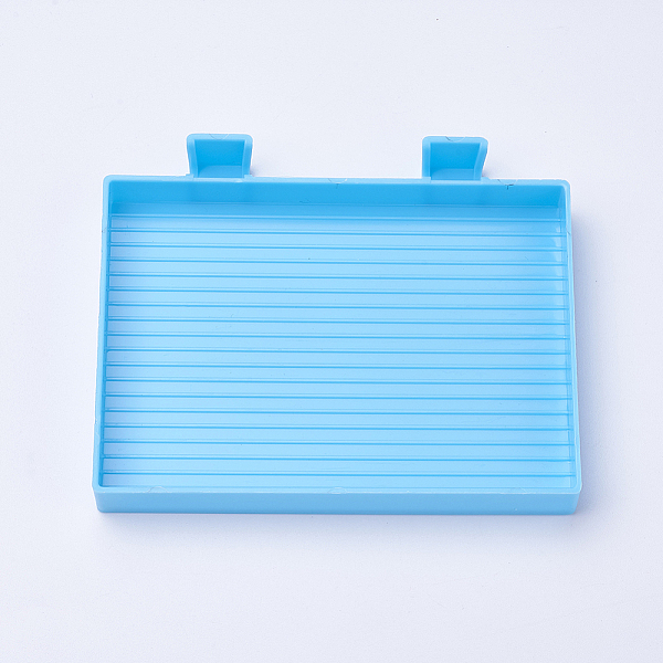 PandaHall Tray Plate, Rhinestone Drill Point Plate, Deep Sky Blue, 10.9x8.95x1.5cm Plastic Blue
PandaHall Tray Plate, Rhinestone Drill Point Plate, Deep Sky Blue, 10.9x8.95x1.5cm Plastic Blue