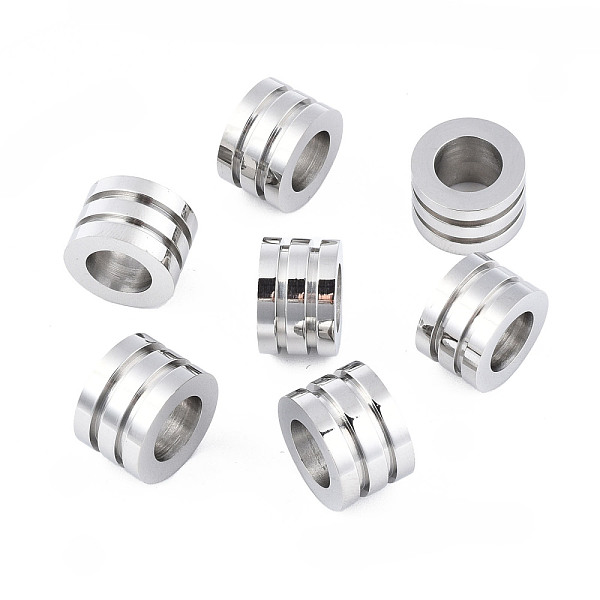 PandaHall 316 Surgical Stainless Steel European Beads, Large Hole Beads, Grooved Beads, Column, Stainless Steel Color, 12x8mm, Hole: 7mm 316...
PandaHall 316 Surgical Stainless Steel European Beads, Large Hole Beads, Grooved Beads, Column, Stainless Steel Color, 12x8mm, Hole: 7mm 316...
