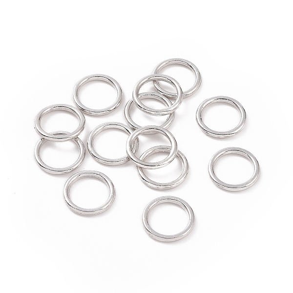 PandaHall Alloy Jump Rings, Round Ring, Platinum, 10x1.2mm, 16 Gauge, Inner Diameter: 7.2mm Alloy Ring
PandaHall Alloy Jump Rings, Round Ring, Platinum, 10x1.2mm, 16 Gauge, Inner Diameter: 7.2mm Alloy Ring