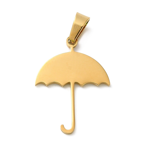 PandaHall Ion Plating(IP) 304 Stainless Steel Pendants, Stamping Blank Tag, Umbrella Charm, Golden, 27.5x20x1mm, Hole: 6.5x4mm 304 Stainless...
PandaHall Ion Plating(IP) 304 Stainless Steel Pendants, Stamping Blank Tag, Umbrella Charm, Golden, 27.5x20x1mm, Hole: 6.5x4mm 304 Stainless...