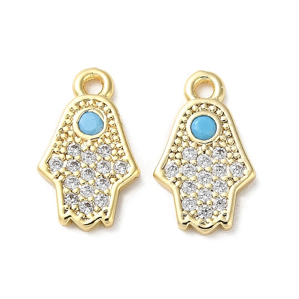 PandaHall Brass Micro Pave Cubic Zirconia Charms, Hamsa Hand Charms, Real 18K Gold Plated, 13.5x8x1.5mm, Hole: 1.3mm Brass+Cubic Zirconia..., Clear
PandaHall Brass Micro Pave Cubic Zirconia Charms, Hamsa Hand Charms, Real 18K Gold Plated, 13.5x8x1.5mm, Hole: 1.3mm Brass+Cubic Zirconia..., Clear