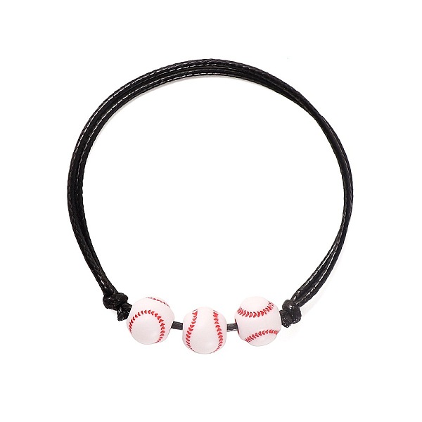 PandaHall Black, show in picture 1Woven bracelet, Basketball, Football, and Rugby Beaded Bracelet Fibre Black
PandaHall Black, show in picture 1Woven bracelet, Basketball, Football, and Rugby Beaded Bracelet Fibre Black