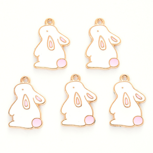 PandaHall Alloy Enamel Pendants, Cadmium Free & Lead Free, Light Gold, Rabbit, White, 21x14x1mm, Hole: 1.5mm Alloy+Enamel Rabbit White
PandaHall Alloy Enamel Pendants, Cadmium Free & Lead Free, Light Gold, Rabbit, White, 21x14x1mm, Hole: 1.5mm Alloy+Enamel Rabbit White