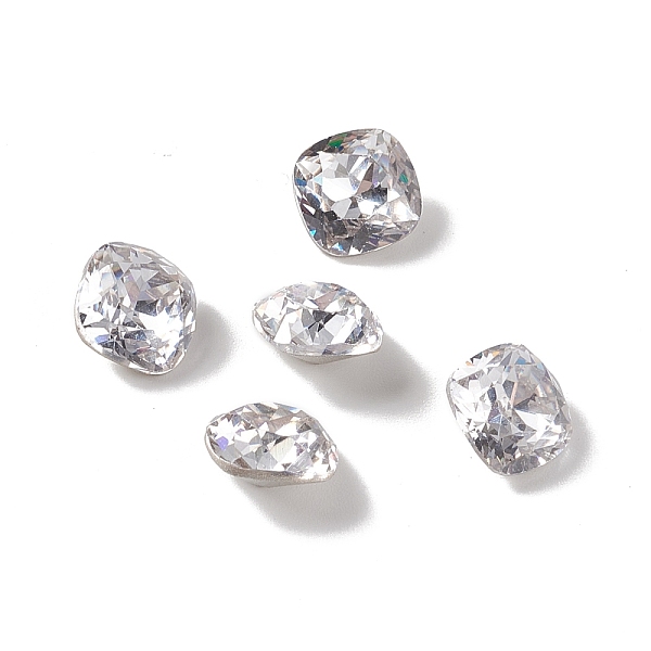 PandaHall Cubic Zirconia Cabochons, Pointed Back & Back Plated, Square, Clear, 8x8x4mm Cubic Zirconia Square Clear
PandaHall Cubic Zirconia Cabochons, Pointed Back & Back Plated, Square, Clear, 8x8x4mm Cubic Zirconia Square Clear