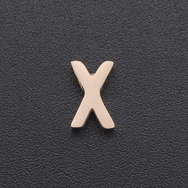 PandaHall 201 Stainless Steel Charms, for Simple Necklaces Making, Laser Cut, Letter, Rose Gold, Letter.X, 7.5x5x3mm, Hole: 1.8mm 201...
PandaHall 201 Stainless Steel Charms, for Simple Necklaces Making, Laser Cut, Letter, Rose Gold, Letter.X, 7.5x5x3mm, Hole: 1.8mm 201...