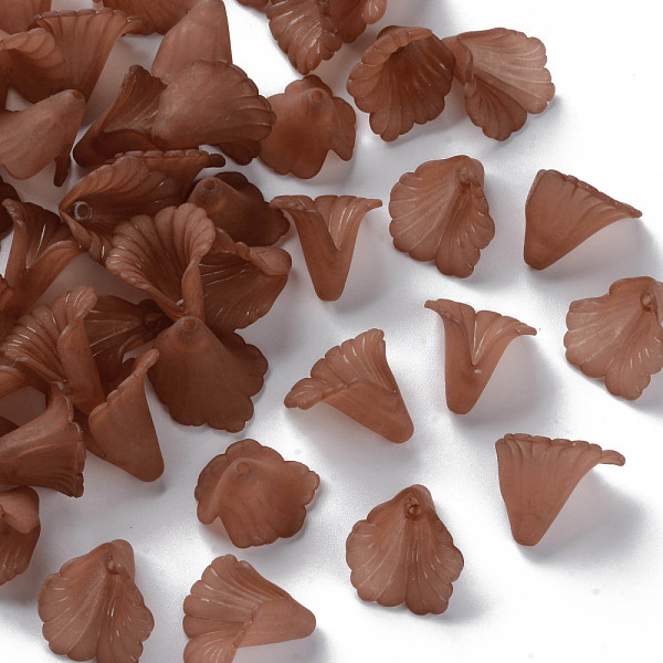 PandaHall Transparent Acrylic Bead Caps, Trumpet Flower Beads, Frosted, Flower, Camel, 18x18x17mm, Hole: 1.5mm, about 700pcs/500g Acrylic..., Brown
PandaHall Transparent Acrylic Bead Caps, Trumpet Flower Beads, Frosted, Flower, Camel, 18x18x17mm, Hole: 1.5mm, about 700pcs/500g Acrylic..., Brown